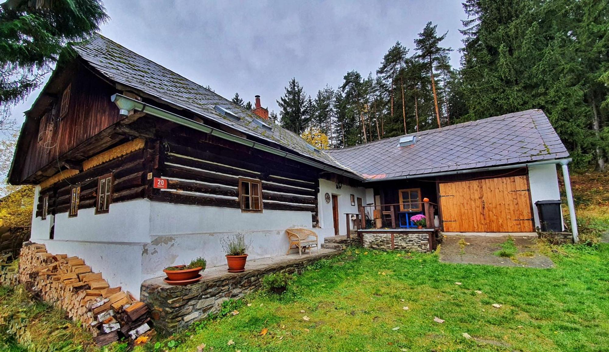 Malebna Chalupa U Javorniku Na Sumave Vacov Exterior foto